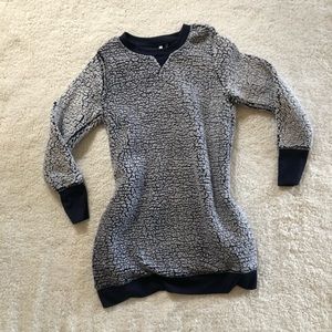 Blue Fuzzy COZY Sweater